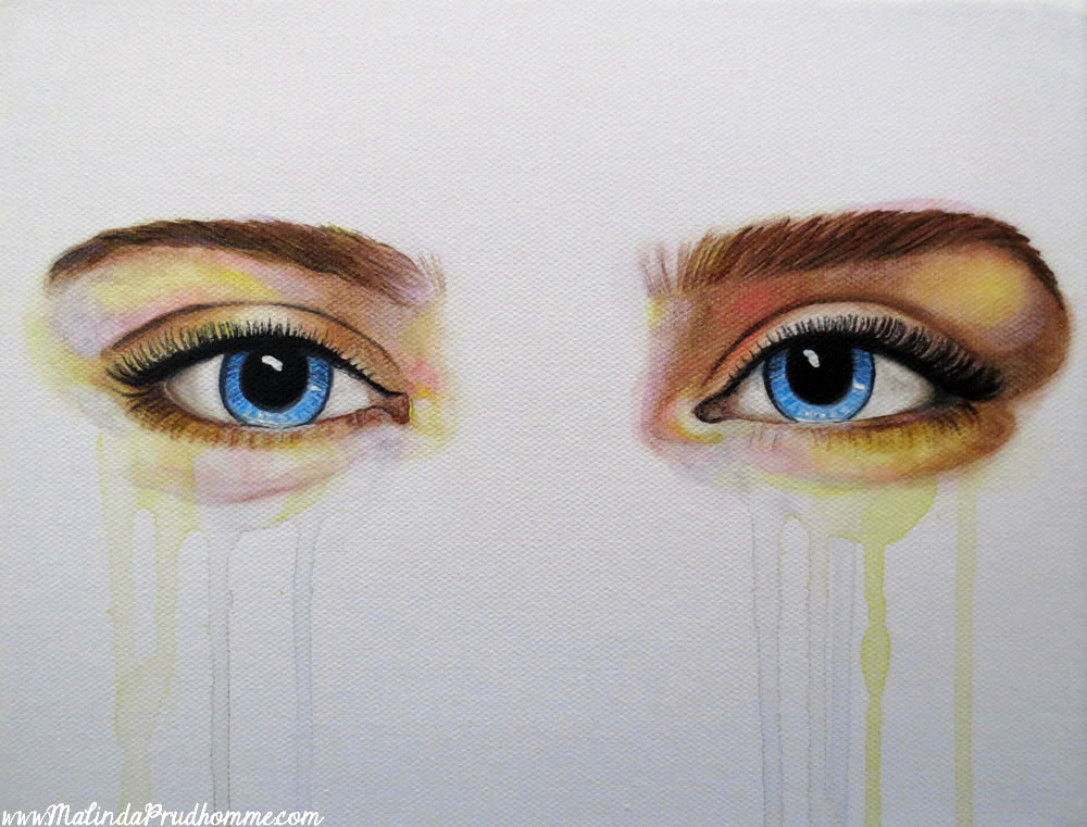 Custom Eye Painting | Toronto Portrait Artist | Beauty Art