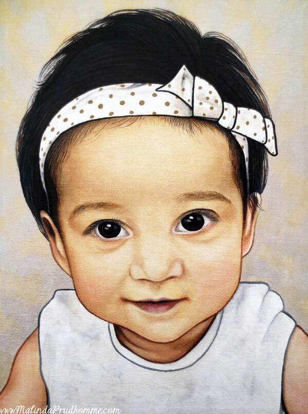 Toronto Baby Portraits | Malinda Prudhomme | Portrait Paintings
